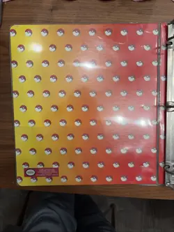 Pokemon TCG Vintage 3 Ring Binder Ash 1999 Pikachu Brock Misty Official Nintendo - Image 3