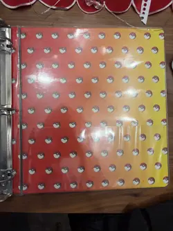 Pokemon TCG Vintage 3 Ring Binder Ash 1999 Pikachu Brock Misty Official Nintendo - Image 4