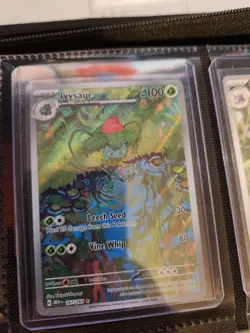 Ivysaur 167/165 Pokemon Scarlet & Violet 151 Illustration Rare Nm/m - Image 1