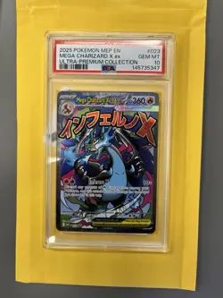 PSA 10 Mega Charizard X ex 023 2025 Pokemon MEP EN Ultra Premium GEM MT - Image 1