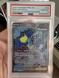 Pokemon TCG Iron Crown EX Special Illustration 158/131 PSA 10 - Image 1