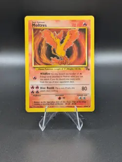 1999 Pokemon Fossil #27/62 Moltres (27) - Image 1