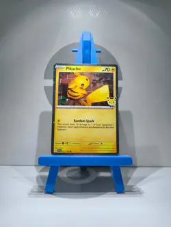 Pikachu - 051 /162 - Stamped 2026 Pokemon Day 30 Promo - TCG - Cosmos Holo - Image 1