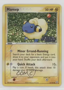 Mareep Reverse Foil Pokemon EX Team Rocket Returns #67 2004 - Image 1