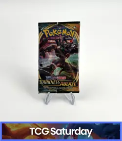 2020 POKEMON SWORD & SHIELD DARKNESS ABLAZE BOOSTER PACK GRIMMSNARL ART SEALED - Image 1