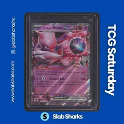 2025 POKEMON DESTINED RIVALS #081/182 TEAM ROCKET'S MEWTWO EX - Image 1