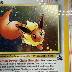 Pokemon CGC 8 Eevee Holo Promo 2000 #11 Pokemon League English - Image 4