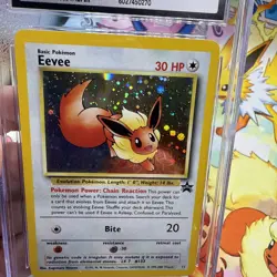 Pokemon CGC 8 Eevee Holo Promo 2000 #11 Pokemon League English - Image 5