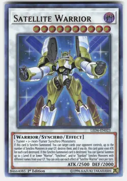 Satellite Warrior Ultra Rare Legendary Duelists: Magical Hero LED6-EN023 NM - Image 1