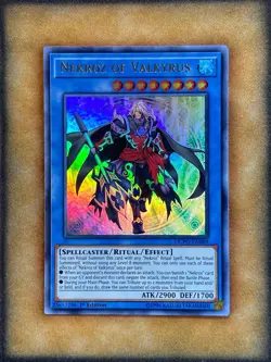 Yugioh Nekroz of Valkyrus DUPO-EN089 Ultra Rare 1st Ed NM - Image 1
