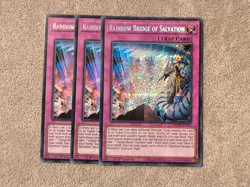 Rainbow Bridge of Salvation (1st, Prism. Secret) x3 - MP22-EN270 - Playset - Image 1
