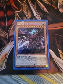 YUGIOH SLIFER THE SKY DRAGON TN19-EN008 PRISMATIC SECRET 1ST ED NM - Image 1