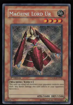 Machine Lord Ur CSOC-EN093 Secret Rare 1st Edition Yu-Gi-Oh - Image 1
