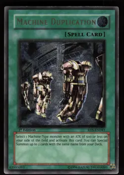 Machine Duplication (UTR) RDS-EN041 Ultimate Rare 1st Edition Yu-Gi-Oh - Image 1