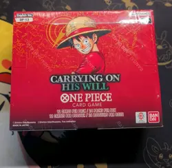 One Piece OP-13 Booster 6-Box Set Carrying On His Will - Small Tear In Plastic - Image 1