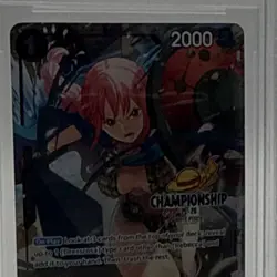 Bandai One Piece Rebecca OP04-092 championship stamp (CS) Promo Beckett 9.5 - Image 4