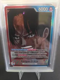 2025 One Piece OP13-002 Carry On His Will Portgas D. Ace Alt Art PSA 10 - Image 2