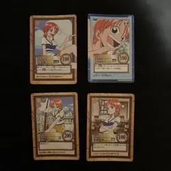 One Piece Carddass Hyper Battle Nami 4-card set - Image 1