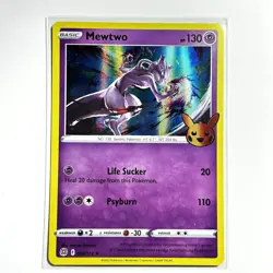 Mewtwo 056/172 Rare Holo Card Trick or Trade BOOster Pokemon TCG LP - Image 1