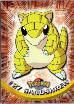 SANDSHREW #27 TOPPS TRADING CARDS SERIES 1 POKEMON HP - Image 1