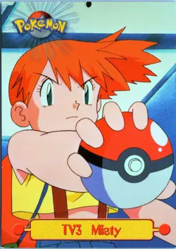 MISTY TV3 TOPPS TRADING CARDS SERIES 1 POKEMON HP - Image 1