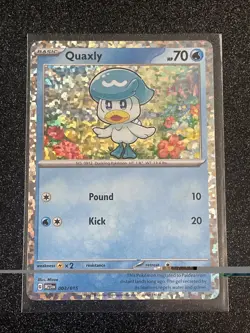 Pokemon TCG Quaxly Holo Card 003/015 McDonald's Promo 2023 - Image 1