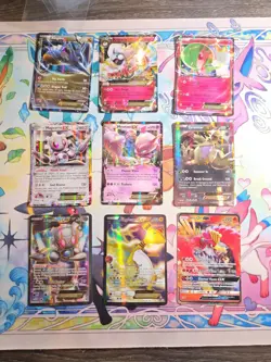 Pokemon TGC XY Ex Full Art Rare LP 9 Card Lot - Image 1