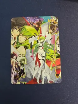 C.C. Code Geass Rail MR Goddess Heart Dimension Holo Foil Card Waifu - Image 1