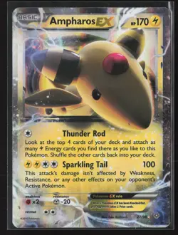 Ampharos EX Ultra Rare XY - Ancient Origins 27/98 HP Pokemon Card - Image 1