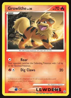 Growlithe - 89/132 - Common - Secret Wonders - Pokemon Card - Image 1