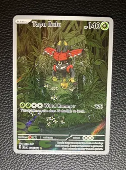 Pokemon Card TCG - Tapu Bulu 065/064 Illustration Rare Shrouded Fable NM - Image 1