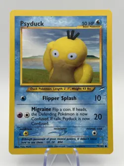 Pokemon Neo Destiny TCG Psyduck Card Regular, Common, 79/105 - Image 1