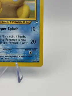 Pokemon Neo Destiny TCG Psyduck Card Regular, Common, 79/105 - Image 3