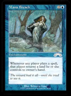 Mana Breach LP Light Play Exodus MTG [10606] - Image 1