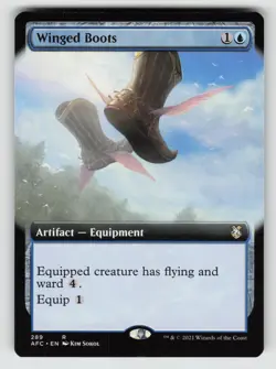 Winged Boots (Extended Art) *Non-Foil* AFC 289 NM - Image 1
