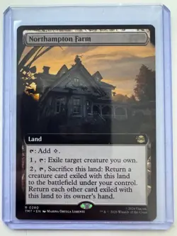 MTG TMNT Teenage Mutant Ninja Turtles Northampton Farm Extended Art FOIL NM - Image 1