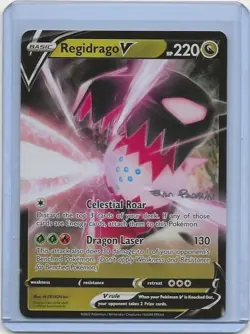 Regidrago V Pokemon World Championships 2024 Gold Sig Evan Pavelski - Image 1