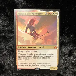 Aurelia, the Warleader Foundations Regular NM Magic The Gathering. #0651 - Image 2