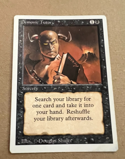 Demonic Tutor - Revised - MTG - Magic the Gathering - Image 1