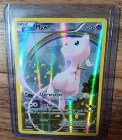 Pokemon Mew XY110 XY Generations Full Art Promo Mythical Lightly Played - Image 1