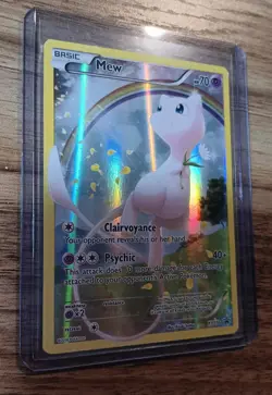 Pokemon Mew XY110 XY Generations Full Art Promo Mythical Lightly Played - Image 3