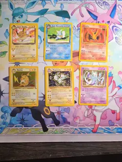 Pokemon Cards Vintage Holo Lot 6 Cards Holo Rare LP-MP English Legendary - Image 1