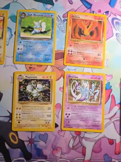 Pokemon Cards Vintage Holo Lot 6 Cards Holo Rare LP-MP English Legendary - Image 5
