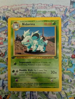 Nidorina 40/64 1st Edition Jungle LP Vintage WOTC - Pokemon TCG - Image 1