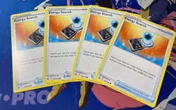 Pokemon TCG x4 Energy Search 128/159 Crown Zenith Near Mint Playset - Image 1