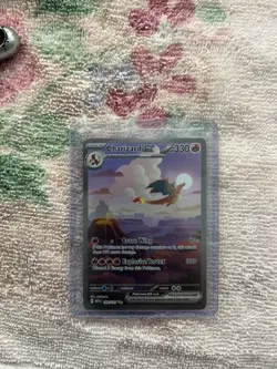 Pokemon SV Scarlet & Violet 151 Charizard EX Card 199/165 Sir NM Condition - Image 1