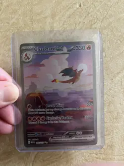 Pokemon SV Scarlet & Violet 151 Charizard EX Card 199/165 Sir NM Condition - Image 3