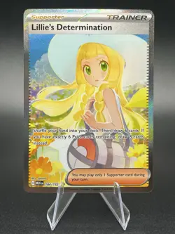 Pokemon TCG Lillie's Determination 184/132 ME01: Mega Evolution SIR - Image 1