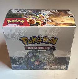 Pokemon TCG SV07 Scarlet & Violet Stellar Crown Booster Box Factory Sealed 2024 - Image 1