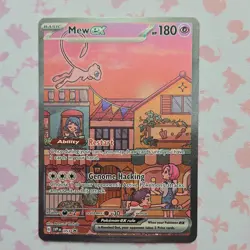 Pokemon TCG Mew ex Scarlet & Violet Promo Holo 053 180HP Natsumi Yoshida - Image 1